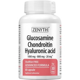 Glucosamine Chondroitin Hyaluronic acid 60cps Zenyth Pharmaceuticals