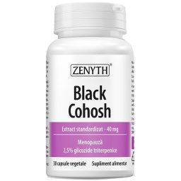 Black Cohosh 40mg 30cps Zenyth Pharmaceuticals