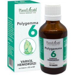 Polygemma Nr.6 Varice-Hemoroizi 50ml Plantextrakt