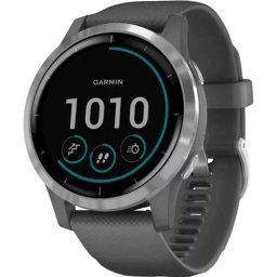 Ceas Smartwatch Garmin Vivoactive 4, 45 mm, Shadow Gray/ Silver
