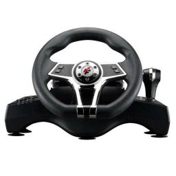 Volan Gaming FlashFire Hurricane Negru/Argintiu