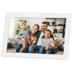Rama Foto Digitala Kruger&Matz Frameo KM1100W Wi-Fi Ecran IPS 10.1Inch Memorie 16 GB Alb