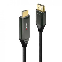Cablu Lindy Activ Displayport la HDMI 8K60Hz/4K120Hz T-T 2m Negru