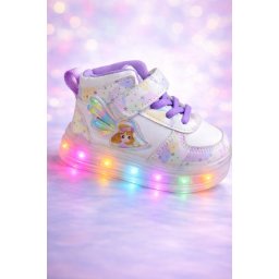Adidasi pentru copii cu luminite LED multicolore model printesa