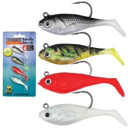 Set momeli biban Trendex Forelle Barsch 5.5 cm, 6 g, 4 buc/set