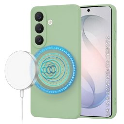 Husa de protectie Techsuit SoftFlex MagSafe compatibil cu Samsung Galaxy S26, Verde Menta
