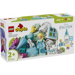 LEGO DUPLO - Cutie creativa cu Elsa si Olaf din Regatul de gheata 10462, 37 piese