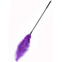 Hidden Desire Extreme Double Feather Tickler Purple