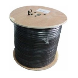 Cablu Coaxial RG6 cu Sufa, Fire Otel Cuprat, Triplu Ecranat, Rola 305m Well