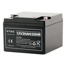 Acumulator Gel V-Tac Plumb 12V 26Ah Negru