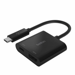 Adaptor Belkin USB-C TO HDMI + Charge Adapter Negru