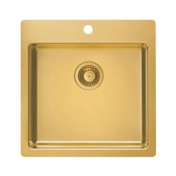 Chiuvetă de bucătărie ALVEUS 1107052 PURE 52,5x51,5 cm bronz