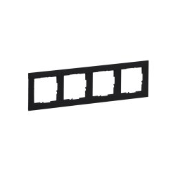 Legrand - Ramă pentru 4 module SUNO neagră
