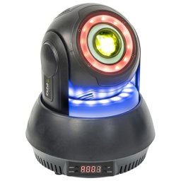 Cap Mobil Ibiza Light STAR-SPOT-BL | 30W RGBW, Gobo, 3 Inele LED RGB, DMX 15 Canale, Pan/Tilt 540°/180°