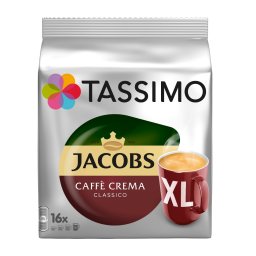 Capsule Tassimo Jacobs Caffe Crema Classico XL 16 buc