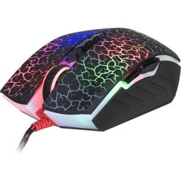 Mouse gaming A70, A4Tech, USB, Cu fir, Multicolor