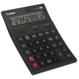Calculator birou Canon AS1200, 12 digiti, display LCD vertical