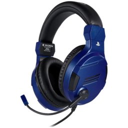 Casca Gaming Stereo BigBen Headset Licenta Sony Playstation, PC, Jack 3.5mm, Cablu 1.2m, Albastru
