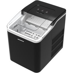 Masina de facut cuburi de gheata Heinner Juneau HIM-120BK, Capacitate 12kg/24h, Capacitate rezervor apa 1.5 l, 120 W, Negru