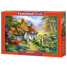 Puzzle Castorland, Casuta din padure, 3000 piese