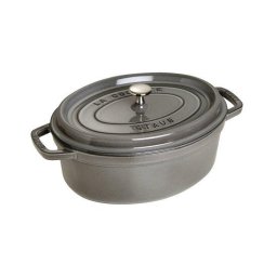 Oala Cocotte fonta ovala, 27 cm/3,2 l, Graphite Grey - Staub