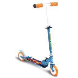 Mattel Hot Wheels Trotineta pentru copii cu 2 roti Frana cu picior pliabil Albastru