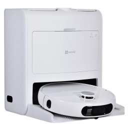 Aspirator Robot EZVIZ RS2 cu Mop detasabil, statie de andocare inclusa, 4000 PA, 5200 mAh Li-ion, Alb