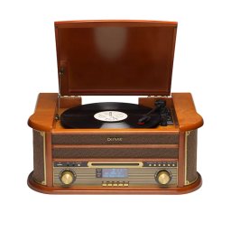 Pick-Up Denver MRD-51 cu Preamp si Difuzoare incorporate Maro