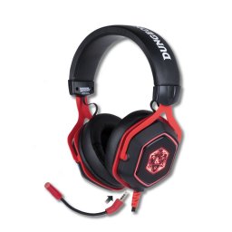 Konix KX DND D20 7.1 GAMING HEADEST Casti Prin cablu Banda de fixare pe cap USB Tip-A Negru, Rosu (KX-DND-GH-R20-PC)