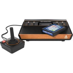 Consola de jocuri retor Atari 2600+ Classic Game Console, joystick CX40+, Negru