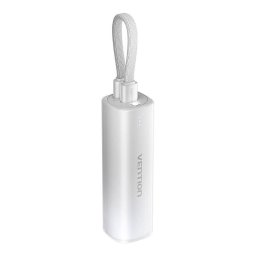 Baterie externa Vention ,USB-C plus Lightning, 5000mAh, 20W Light Indicator Display Type, Gri deschis