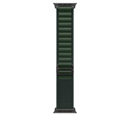 Apple Watch 49mm Loop: Dark Green Alpine Loop - Small - Black Titanium Finish