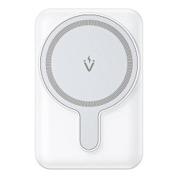 Baterie Externa Vention FHSW0, 5.000 mAh, 20W, magnetic, wireless, 1 x USB-C, , 166g, Alb