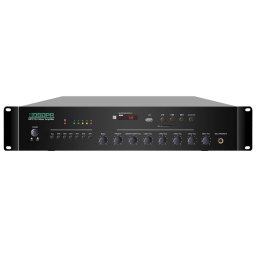 Amplificator 120W cu mixer, 6 zone, DSPPA MP212U cu USB/ SD/ FM Tuner, intrari 2Mic si 3Line, 100V