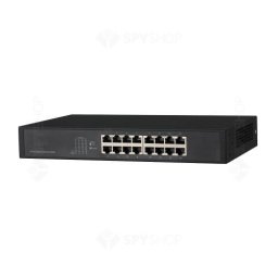 Switch Dahua S3016-16GT,16 porturi Unmanaged, Interfata: 14 x 10/100 Mbps, 2x uplink, Capacitate 32 Gbps