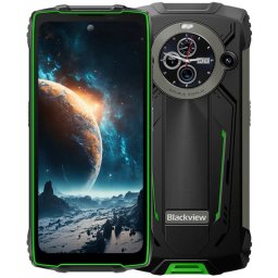 Telefon mobil Blackview Rugged BV8200, Display 6.5" FHD 1080x2400, IPS, Memorie interna 256GB, Memorie 12GB RAM, Dual SIM, 4G, Tri-Camera, Verde