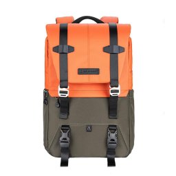 Rucsac pentru camere foto K&F Concept Portocaliu waterproof pentru calatorii sau hiking KF13.087AV1