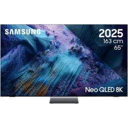 Televizor Samsung MiniLED Neo QLED 65QN990F, 163 cm, Smart, 8K, 100 Hz, Clasa G (Model 2025), Negru