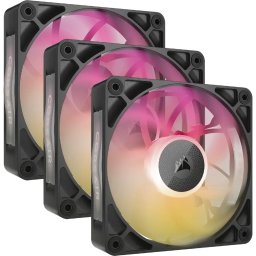Ventilatoare CORSAIR iCUE LINK RX120 MAX RGB BLACK, triple pack