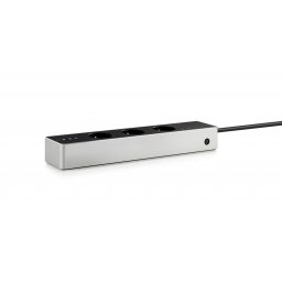 Prelungitor inteligent Eve Energy Strip, 3 prize, Wi-Fi, compatibil Apple Home Kit, Negru-Gri