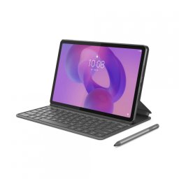 Tableta Lenovo Idea Tab TB336FU, Procesor MediaTek Dimensity 6300, Ecran IPS 2.5K 11", 8GB RAM, 256GB Flash, 8MP, Wi-Fi, Bluetooth, Android + Lenovo® Tab Pen si Lenovo Folio Keyboard, Gri
