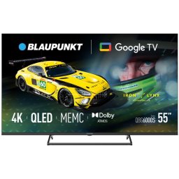 Televizor Blaupunkt 55QBG6000S, 55", 138 cm, QLED, 4K UHD, Smart TV, Wi-Fi, Bluetooth, 60Hz, Negru