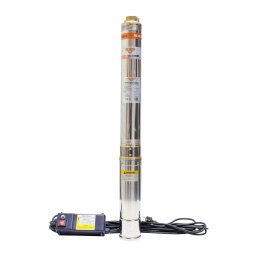 Pompa submersibila apa curata de adancime Ruris Aqua 1090,corp inox, 1100 W, 4m³/h debit apa, 100 m inaltime refulare, 10 m adancime absorbtie, 35°C temperatura maxima