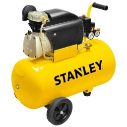 Compresor aer profesional Stanley D211, 2 CP, 50 l capacitate rezervor, 8 bar presiune lucru, 222 l/min debit aer