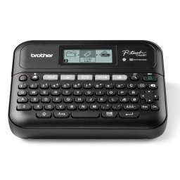 Imprimanta de etichete desktop Brother PT-D460BTVP P-touch cu diametrul de pana la 18 mm, conexiune USB si Bluetooth, include husa de transport si adaptor CA, Negru