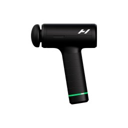 Pistol de masaj cu vibratie Hyperice Hypervolt 3 Pro, 6 viteze, 5 atasamente, Autonomie pana la 4 ore, 1500-2500 RPM, Bluetooth, 18V, Negru