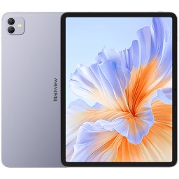 Tableta Blackview LINK 8 WiFI SET, Procesor MediaTek Helio G100 Octa-Core, Ecran 2K+ IPS 12.7", 6GB RAM, 256GB Flash, Wi-Fi, Bluetooth, Camera 16MP+2MP, Android + Mouse + Tastatura + Incarcator + Sticla Protectie, Violet