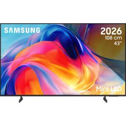 Televizor Samsung MiniLED 43M72H, 108 cm, Smart, 4K Ultra HD, Clasa F (Model 2026), Negru