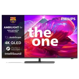 Televizor QLED Philips 127 cm 50" 50PQS9001/12, Ultra HD 4K, Smart TV, WiFi, CI, Negru