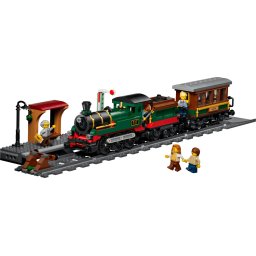 Set de constructie City 60511-Tren cu aburi vintage, 575 piese, varsta 7+ ani, Multicolor